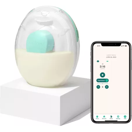 Willow Go Tire-Lait Portable | Contrôle via Application, Silencieux
